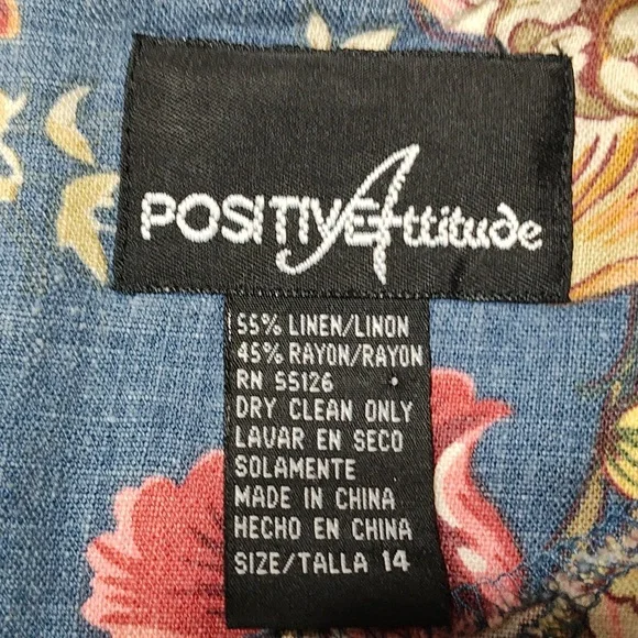 Vintage  Positive Attitude dress - Picture 10 of 10